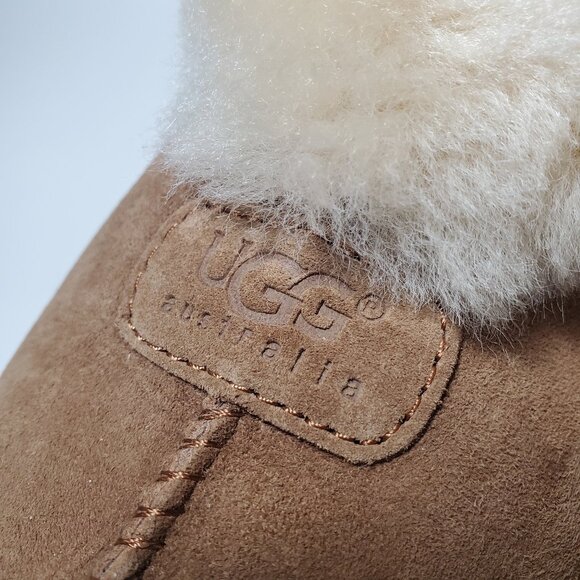 NWOB UGG Size 8 Women’s Coquette Slipper Shoes Chestnut - Picture 2 of 9